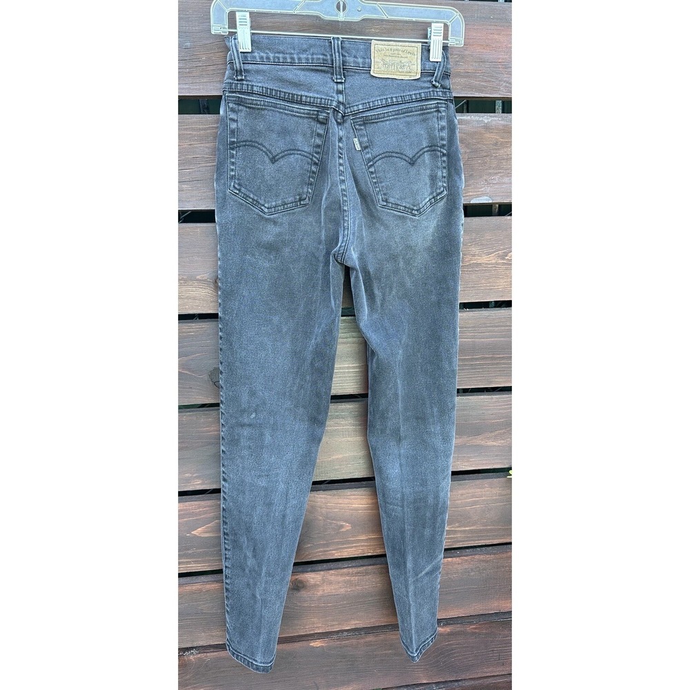 Levi's 900 Series Denim Jeans Womens Black Tapered Leg *Size 24x29‎